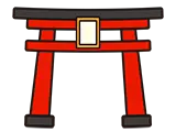 河口浅間神社のイラスト