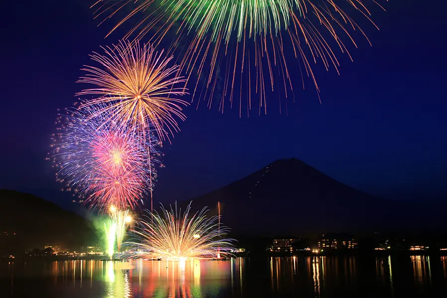 河口湖湖上祭